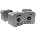 TYTAX 100LBS – Original Silver Stainless Steel Dumbbell