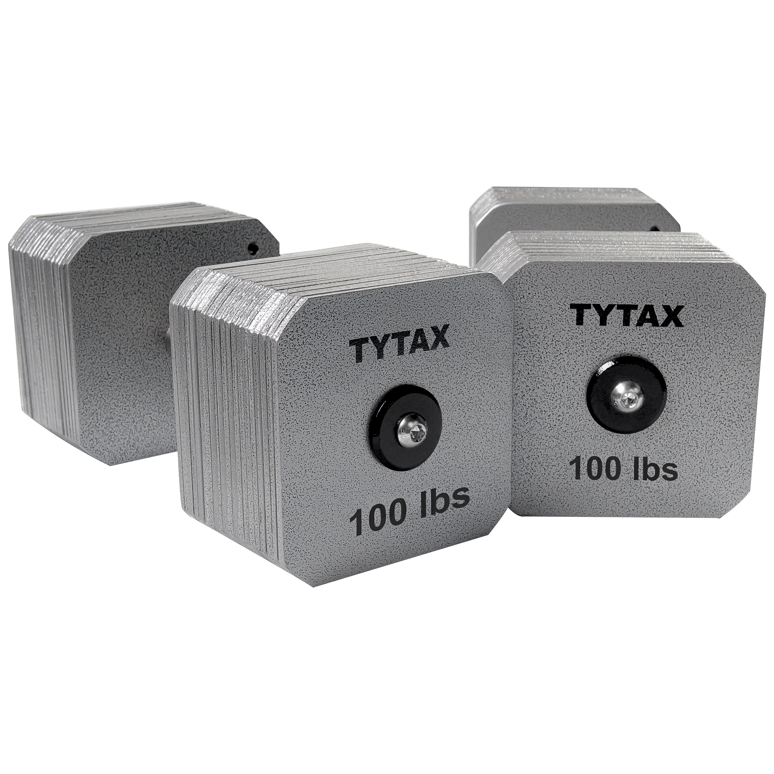 TYTAX 100LBS – Original Silver Stainless Steel Dumbbell