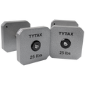 TYTAX 25LBS – Original Silver Stainless Steel Dumbbell