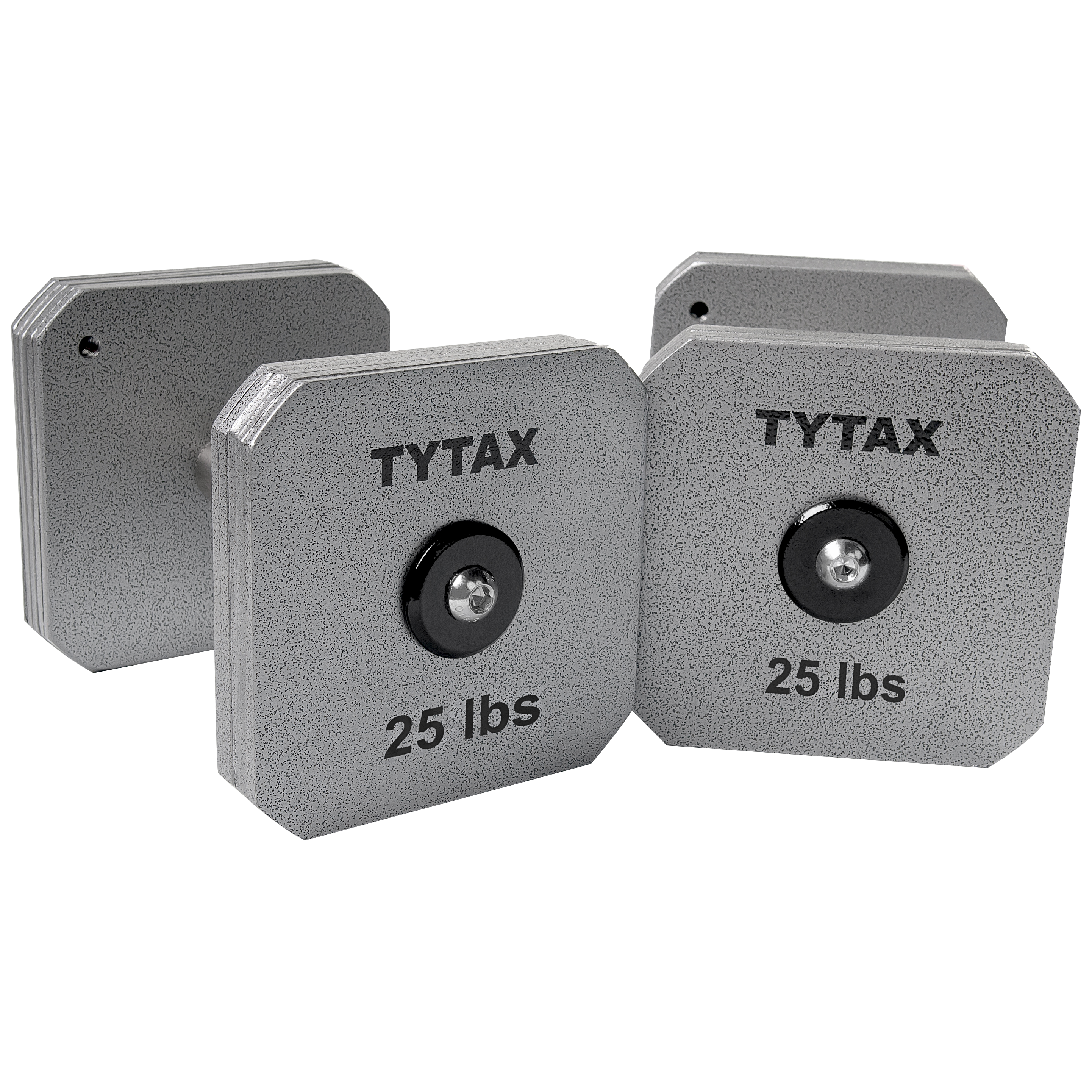 TYTAX 25LBS – Original Silver Stainless Steel Dumbbell