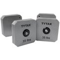 TYTAX 35LBS – Original Silver Stainless Steel Dumbbell