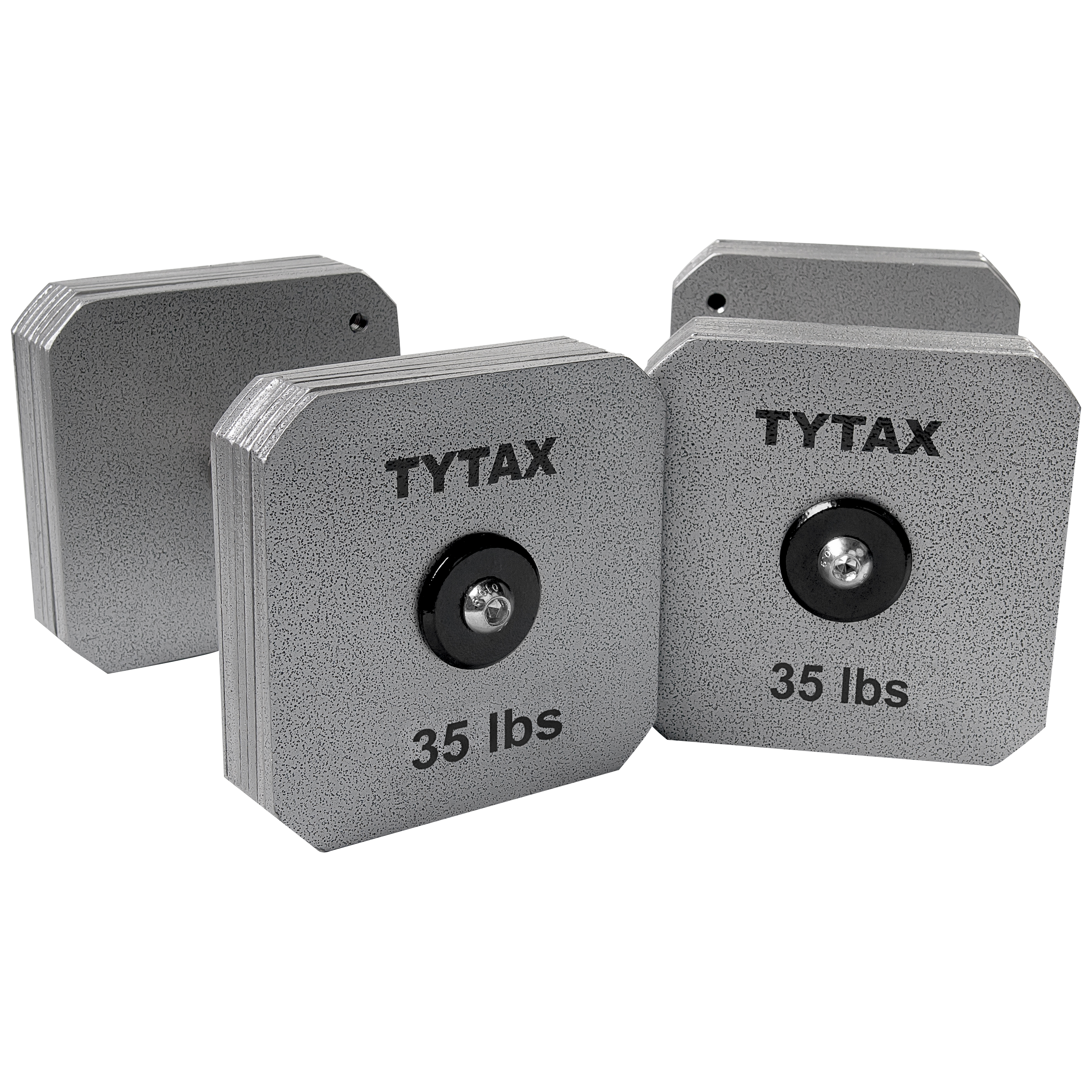 TYTAX 35LBS – Original Silver Stainless Steel Dumbbell
