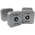 TYTAX 40LBS – Original Silver Stainless Steel Dumbbell