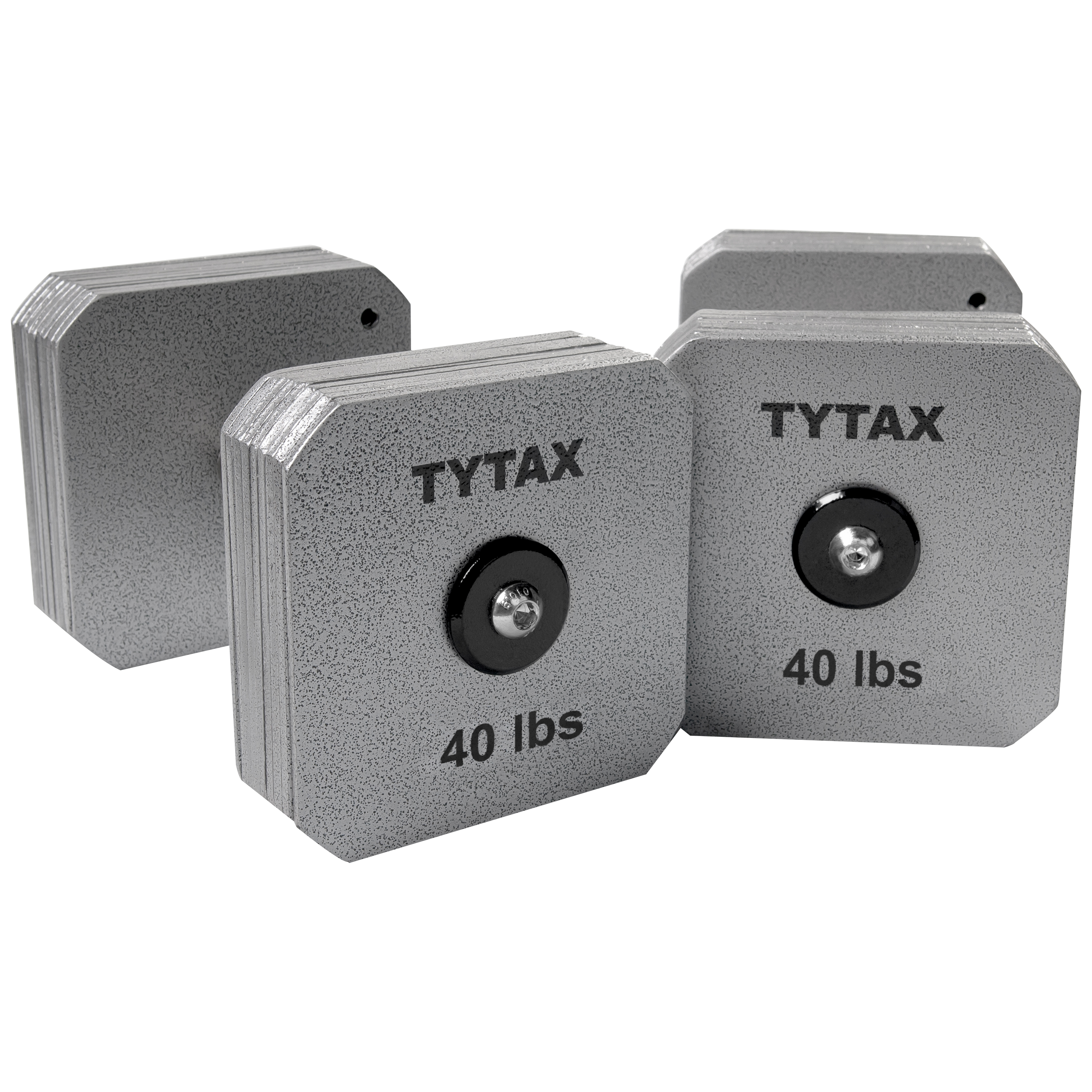 TYTAX 40LBS – Original Silver Stainless Steel Dumbbell