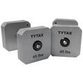 TYTAX 45LBS – Original Silver Stainless Steel Dumbbell
