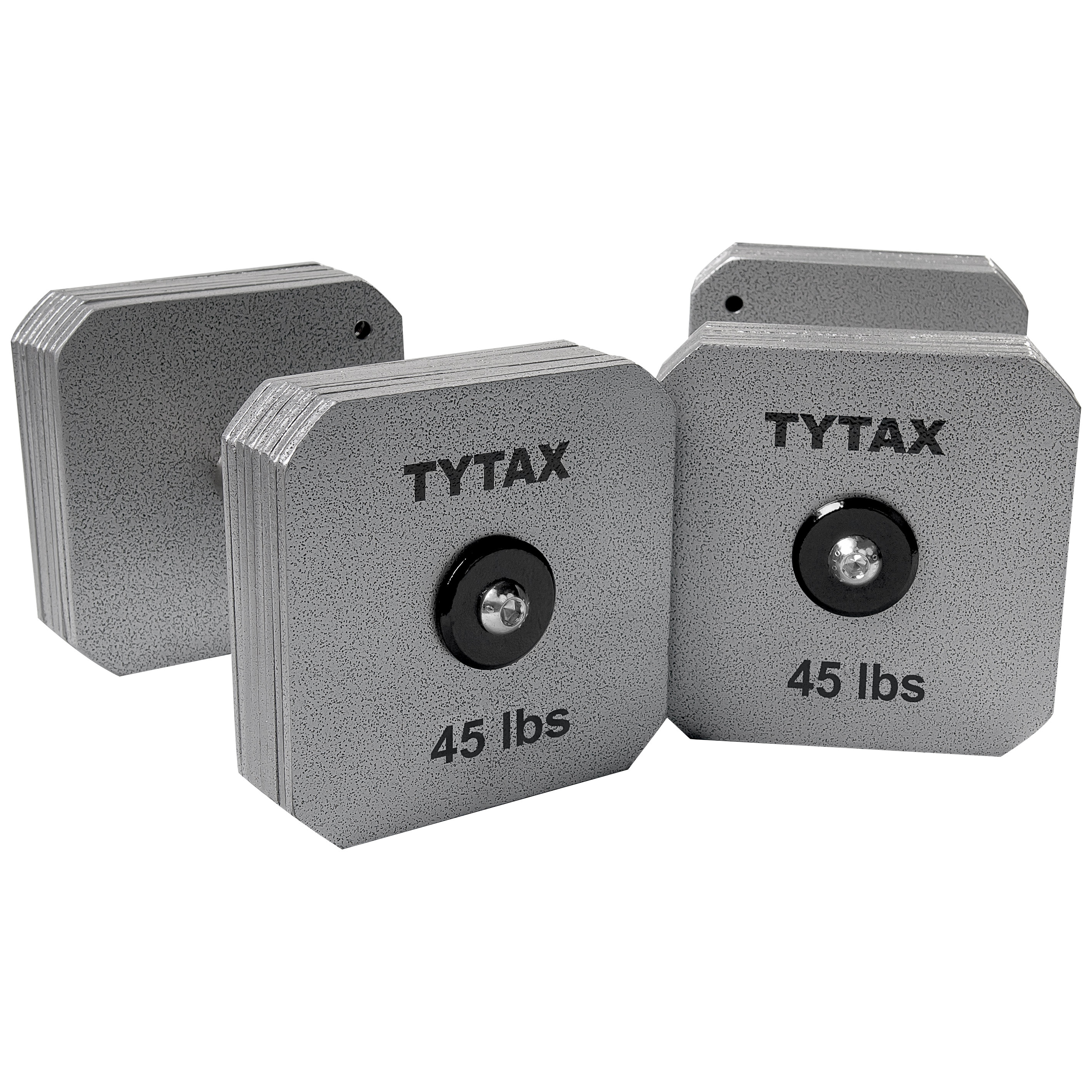 TYTAX 45LBS – Original Silver Stainless Steel Dumbbell