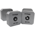 TYTAX 50LBS – Original Silver Stainless Steel Dumbbell