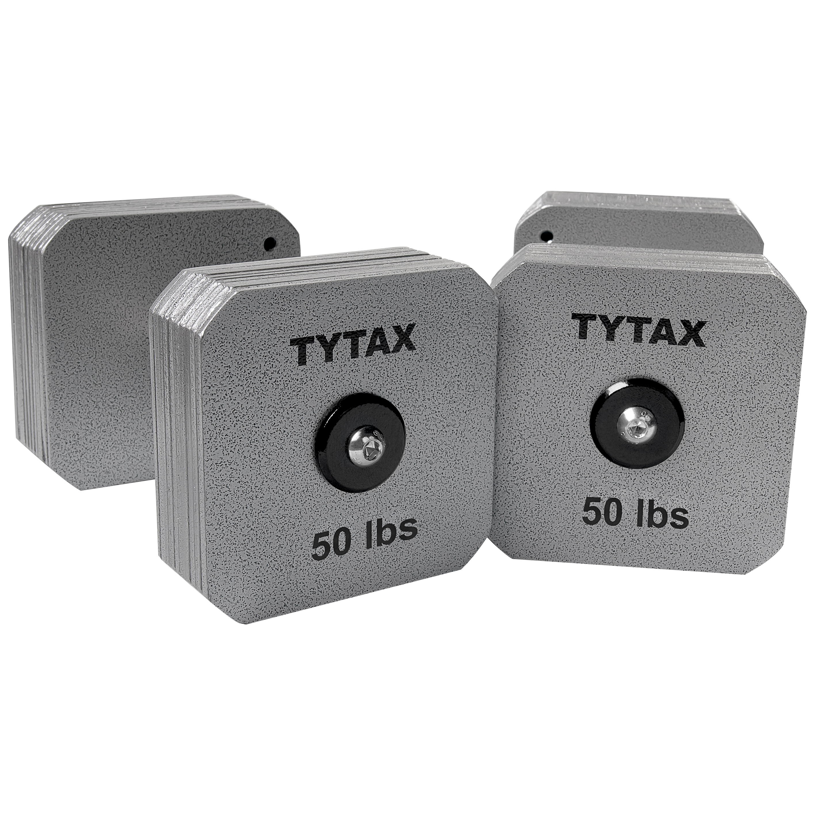 TYTAX 50LBS – Original Silver Stainless Steel Dumbbell