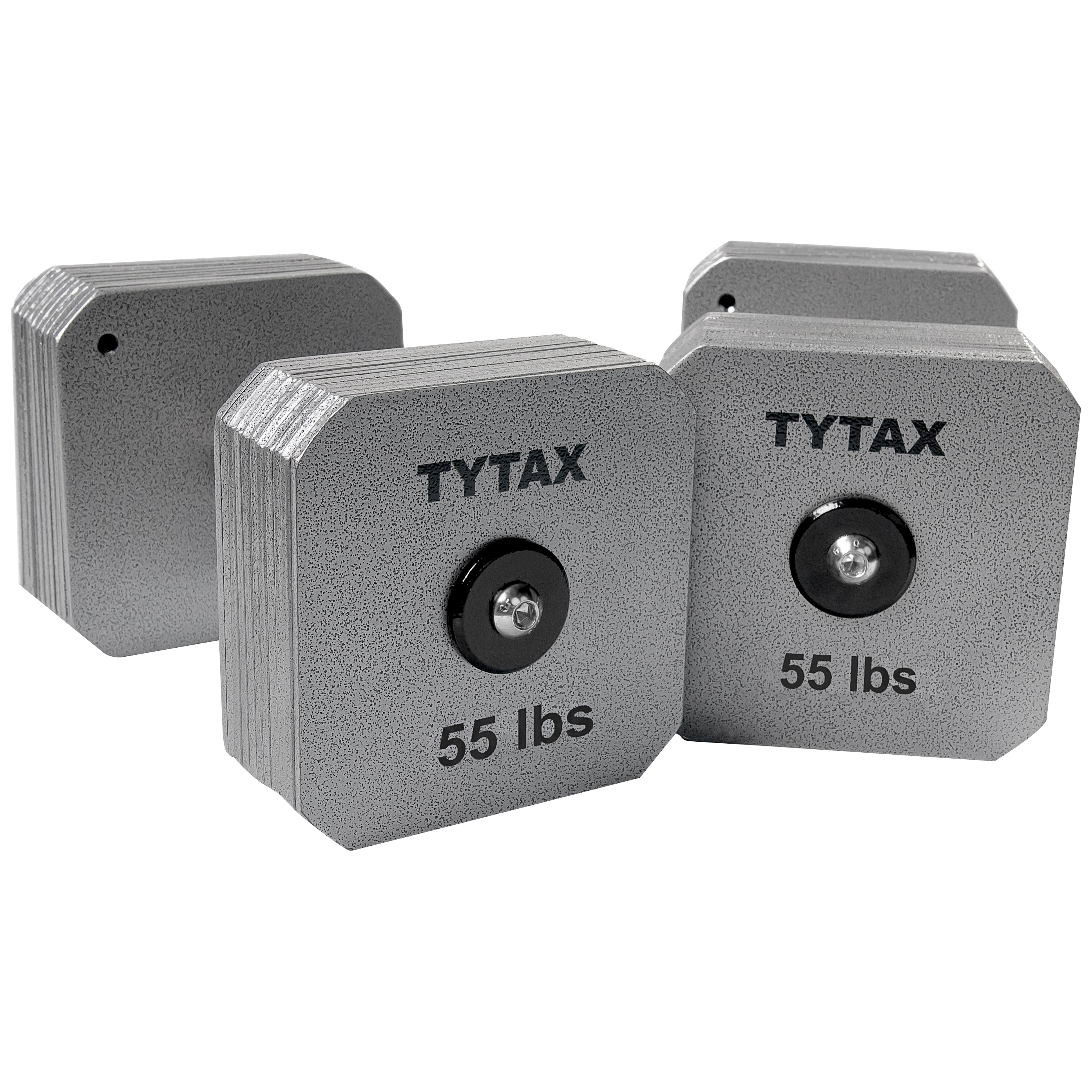 TYTAX 55LBS – Original Silver Stainless Steel Dumbbell