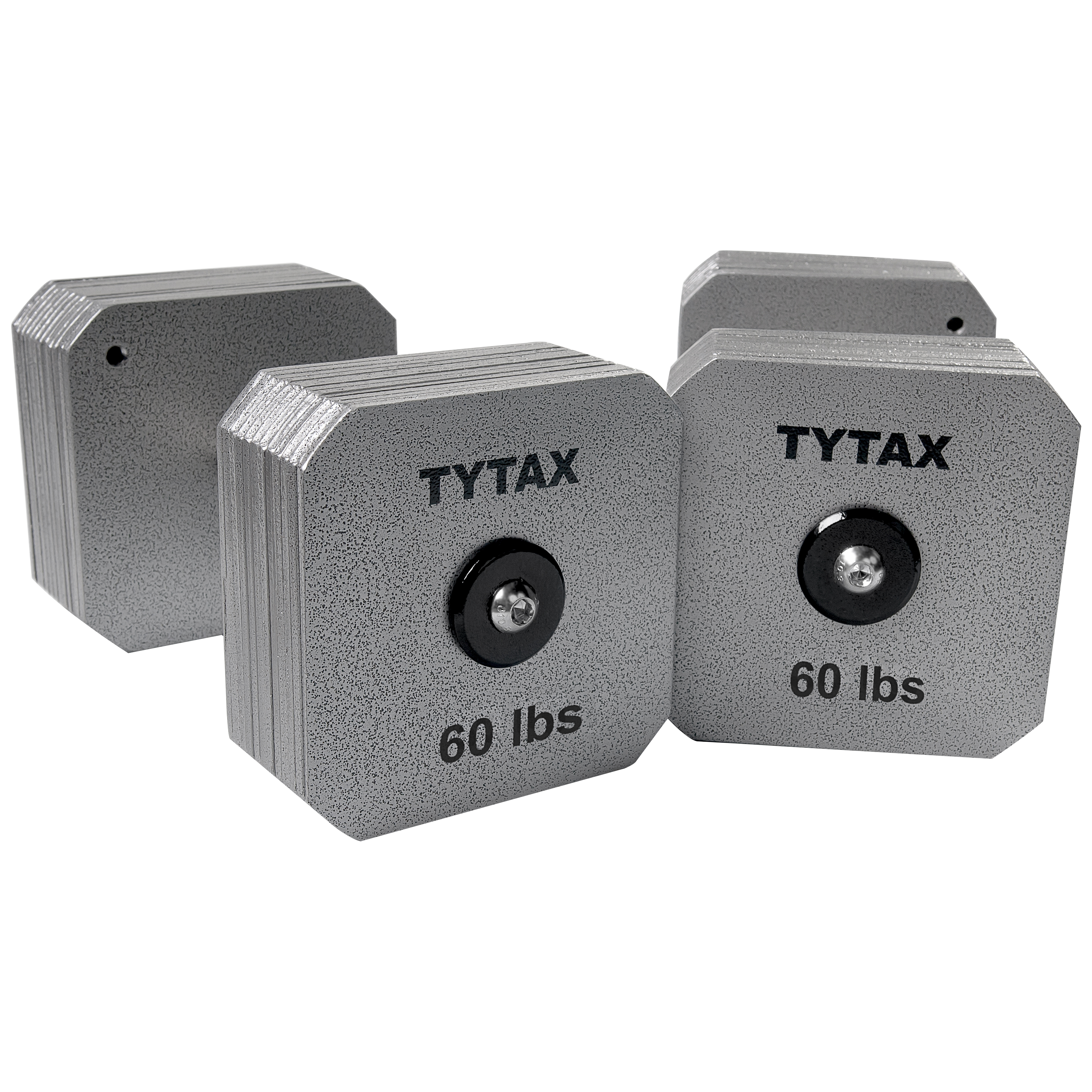 TYTAX 60LBS – Original Silver Stainless Steel Dumbbell