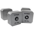 TYTAX 65LBS – Original Silver Stainless Steel Dumbbell