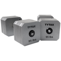 TYTAX 95LBS – Original Silver Stainless Steel Dumbbell
